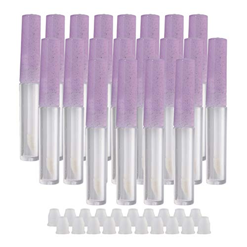 Wholesale 20Pcs 1.3ML Purple Empty Tubes Lip Gloss Balm Cosmetic Mini ...