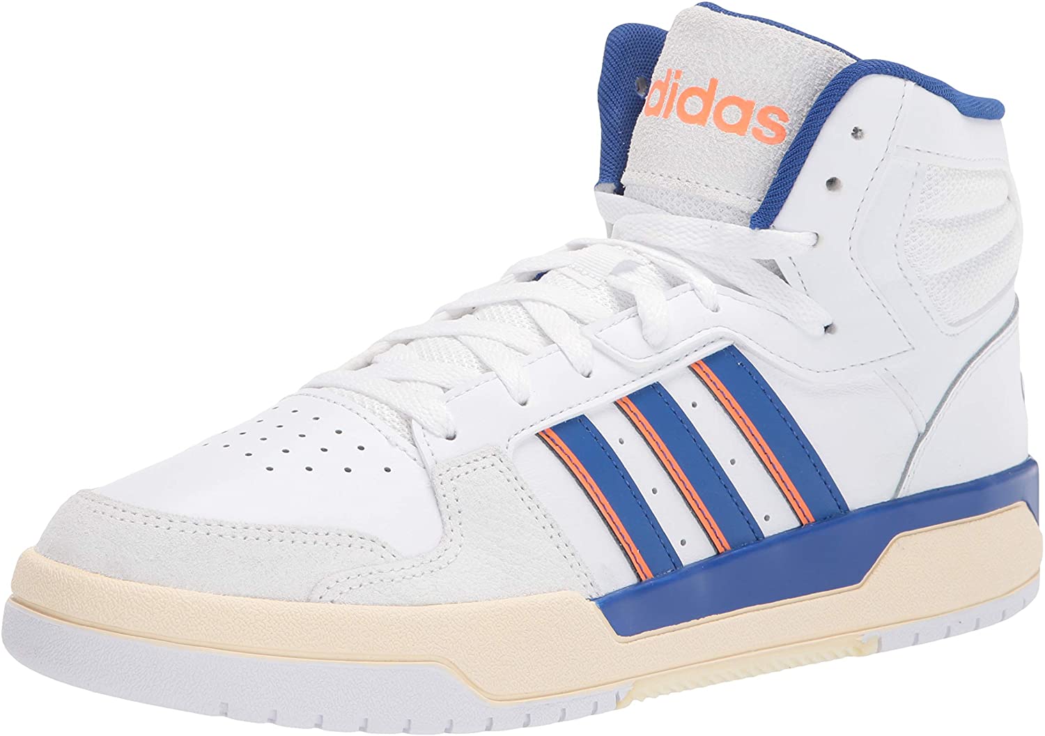 Wholesale adidas Men's Entrap Mid Basketball Shoe 10.5 White/Team Royal ...