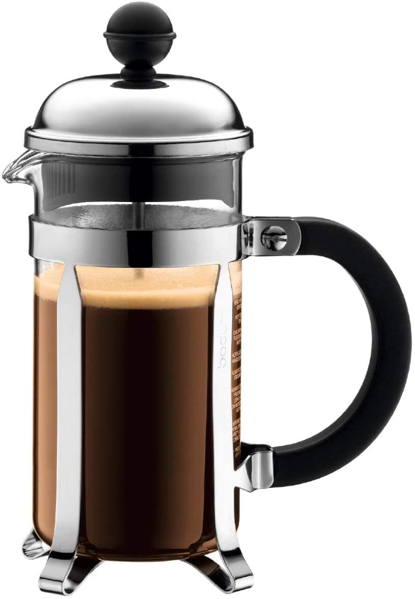 Creative Home 45007 Glass French Press Coffee Plunger/Tea Maker, 1000 ml (34 oz)