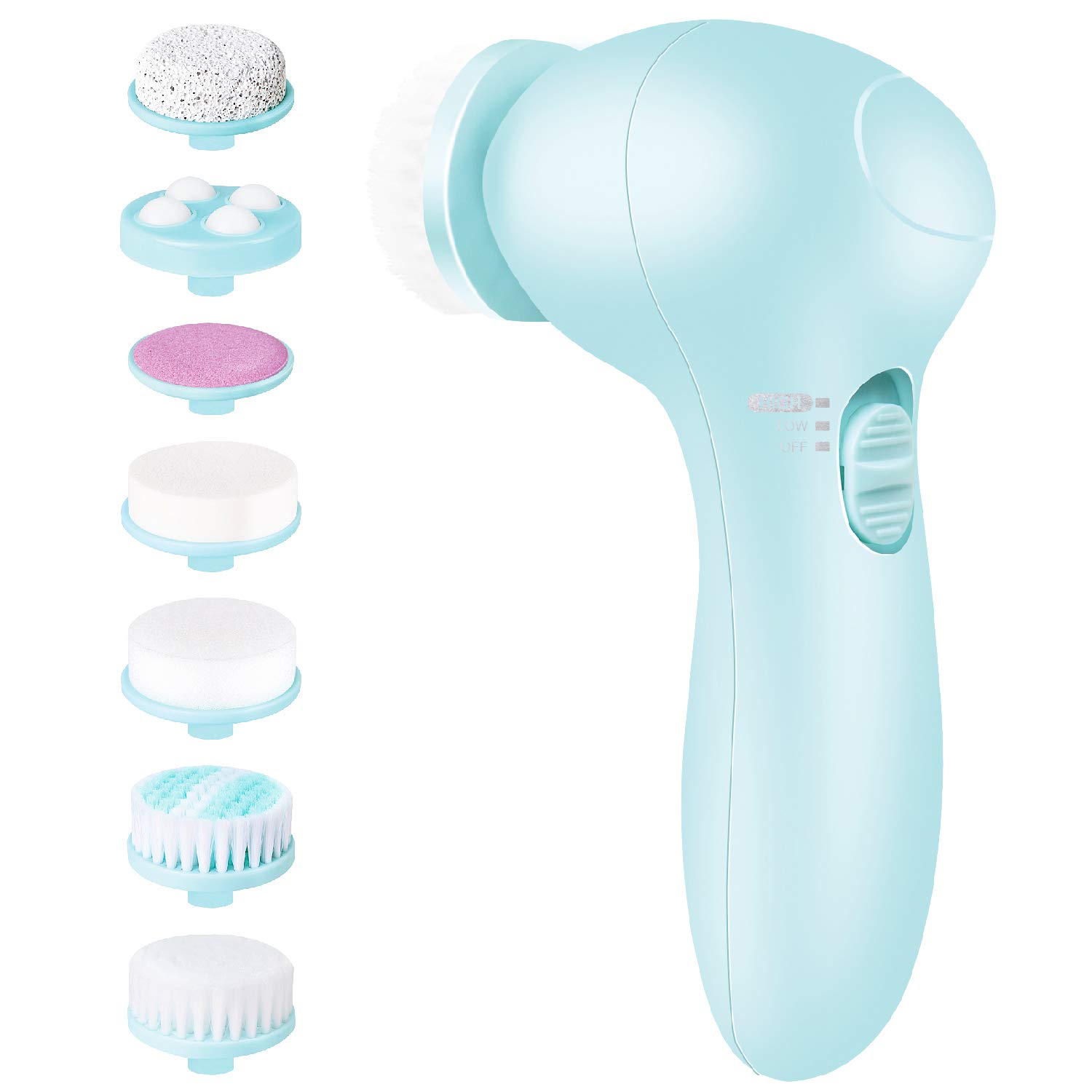 Wholesale Electric Facial Cleansing Brush 7 IN 1 Fabuday Face Skin