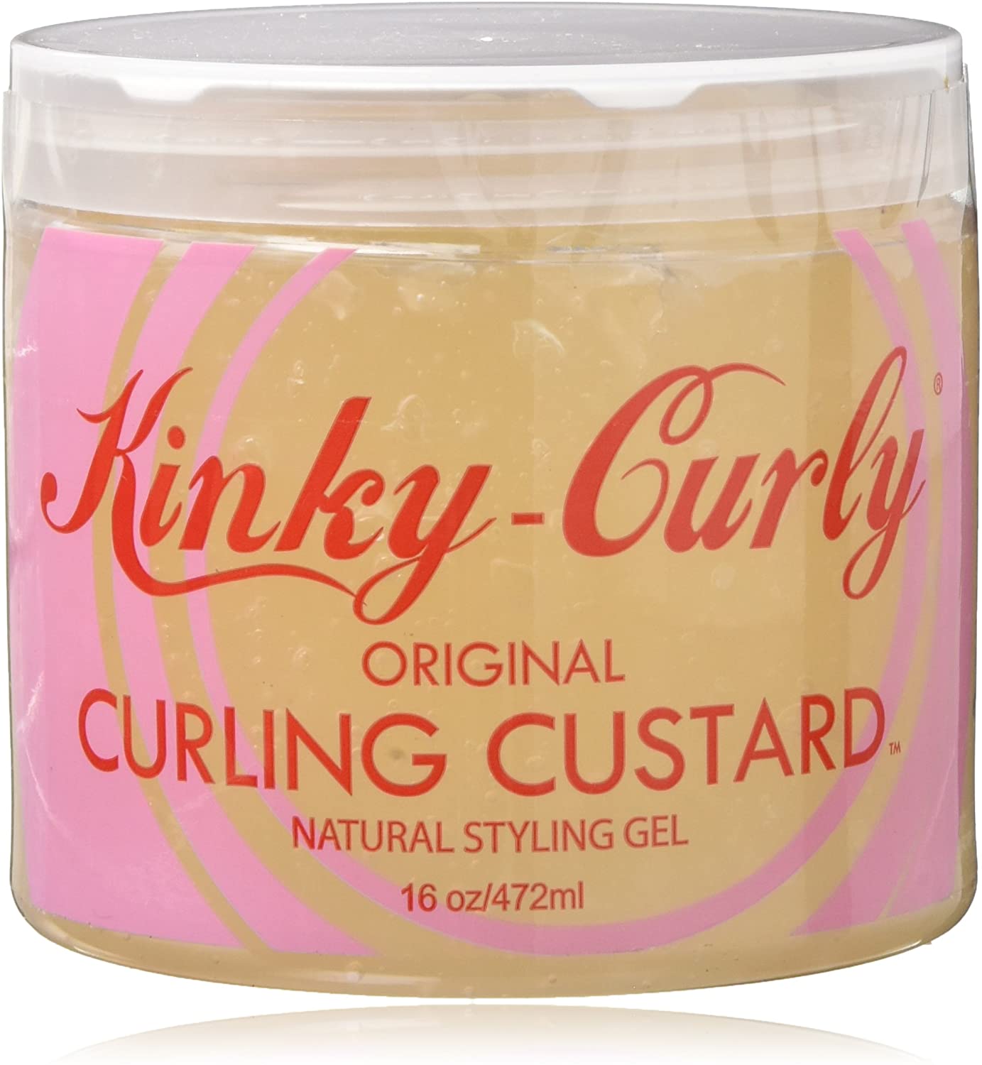 Wholesale Kinky Curly Original Curling Custard Natural Styling Gel 16 Oz Original Version 7752