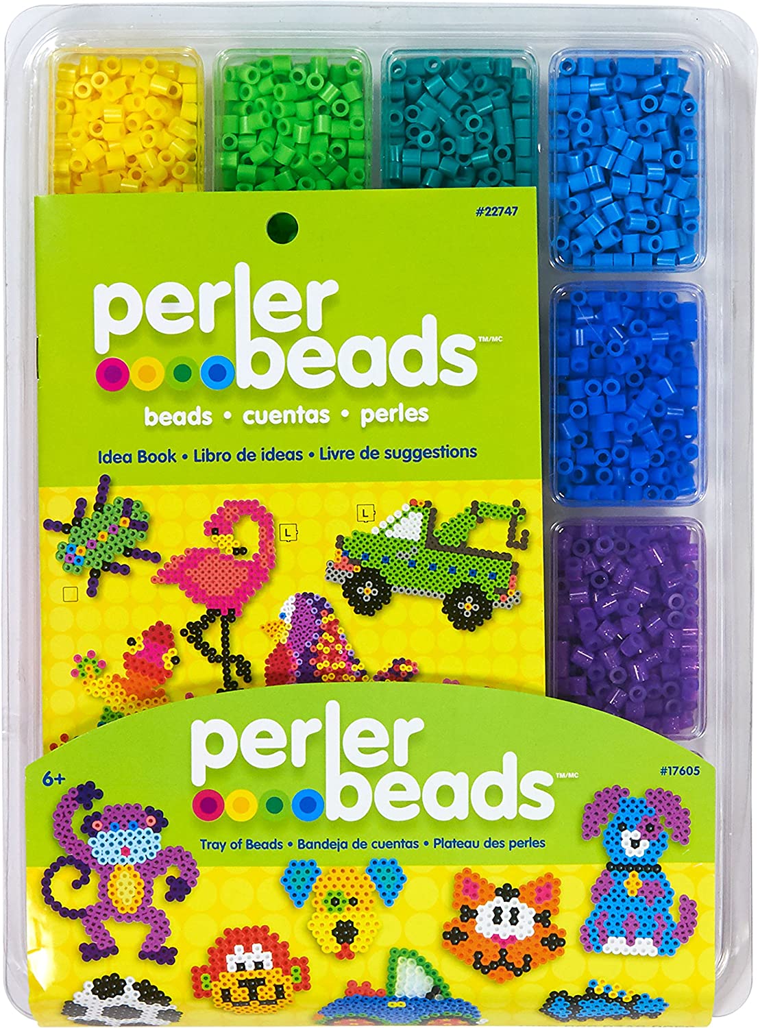  Perler Beads Fuse Beads for Crafts, 1000pcs, Cherry