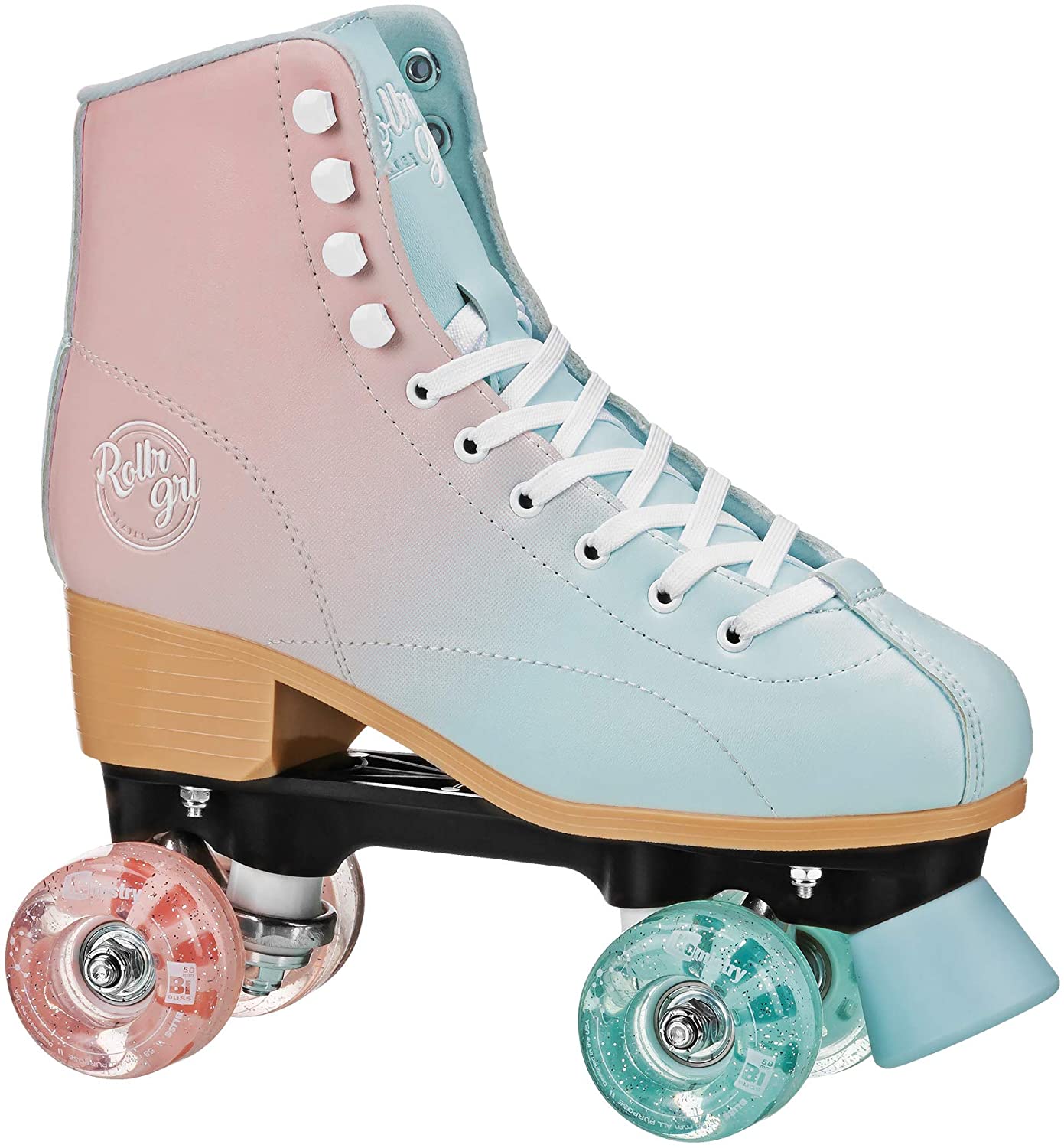Wholesale Pacer Rollr GRL Lilly Colorful Freestyle Roller Skates Blue/Pink 10