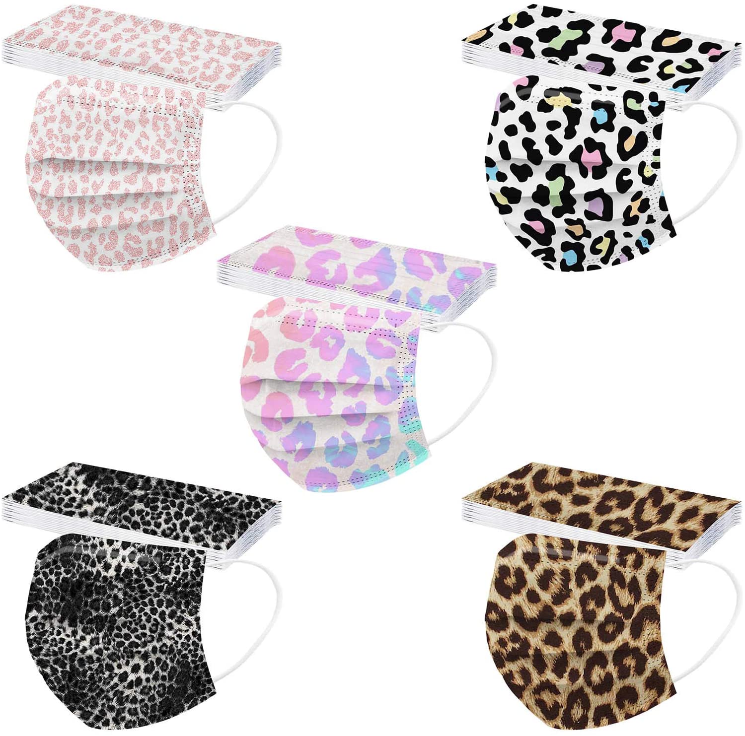 amazon-colors-print-disposable-face-mask-with-design-decorative-lip-mask-3ply-full-face