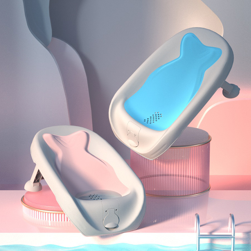 Wholesale Baby bath rack can sit and lie baby bath tub non slip pad