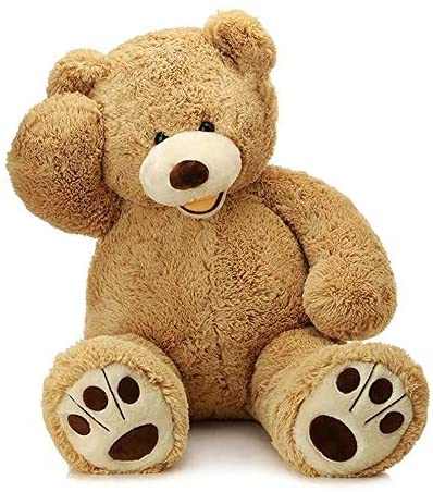 dark brown giant teddy bear