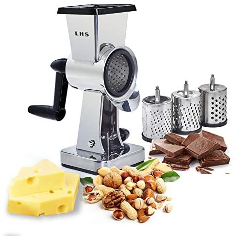 Wholesale Rotary Cheese Grater Stainless Steel Body Chocolate Drum 