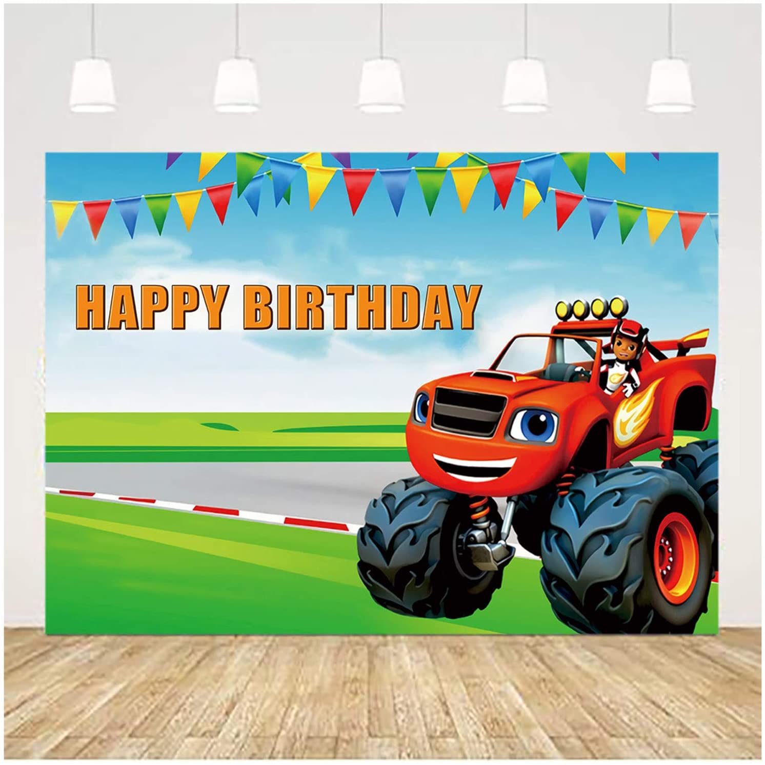Wholesale Cartoon Monster Truck Photo Background Blaze Party Banner Monster  Machines Themed Boys Happy Birthday Photography Backdrop Decorations Vinyl  5x3ft | Supply Leader — Wholesale Supply