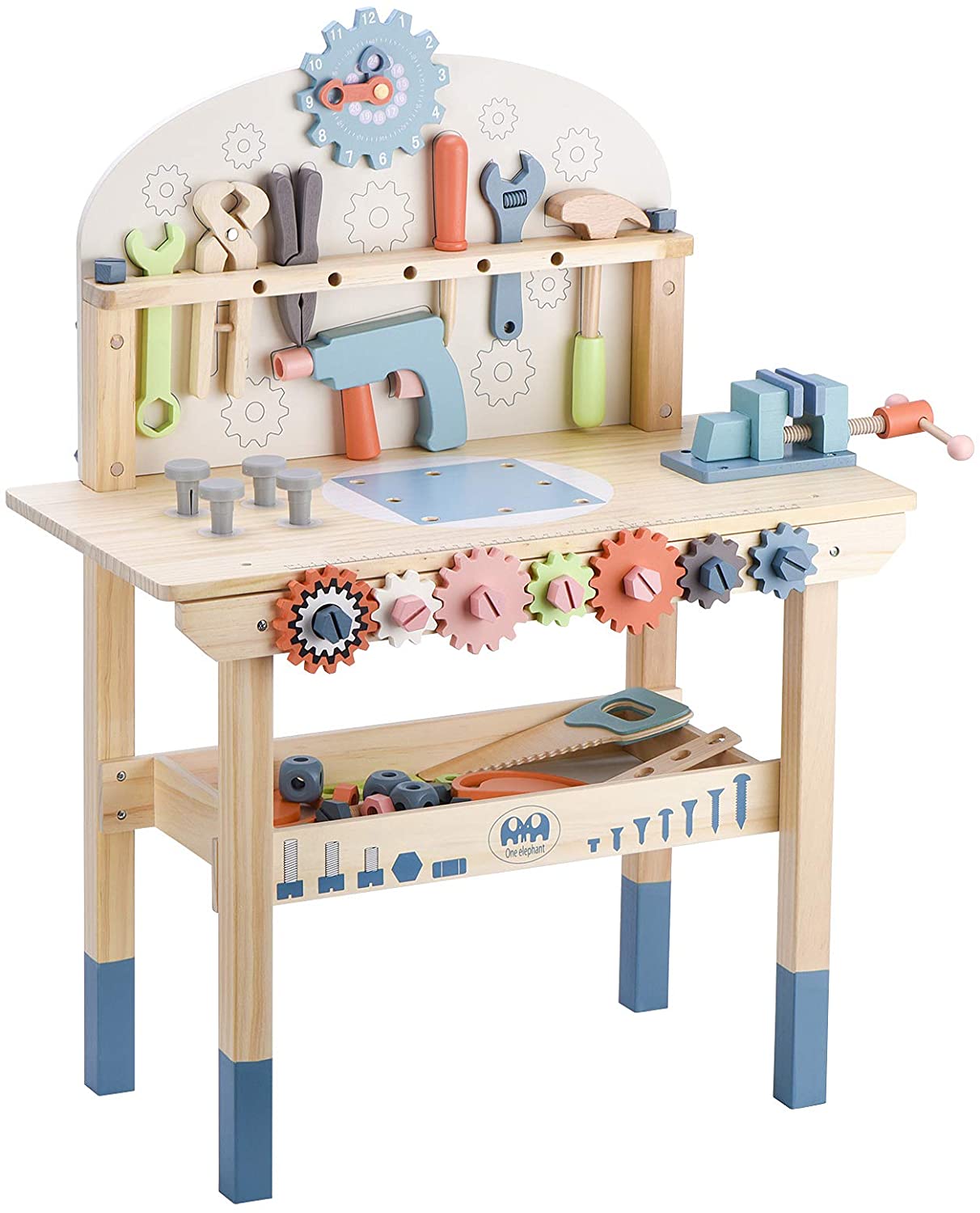 NIB Construction Workbench for Kids Portable Boys & Girls Toy Playset 