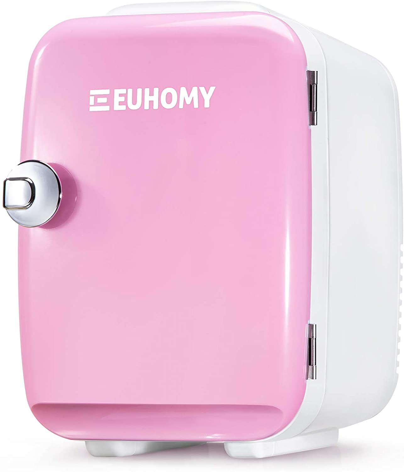 Euhomy Mini Fridge for Bedroom, 4 L / 6 Cans Portable Fridge & Electric Cooler and Warmer, Car Fridge with AC/DC, Small Fridge for Room, Office, Dorm.