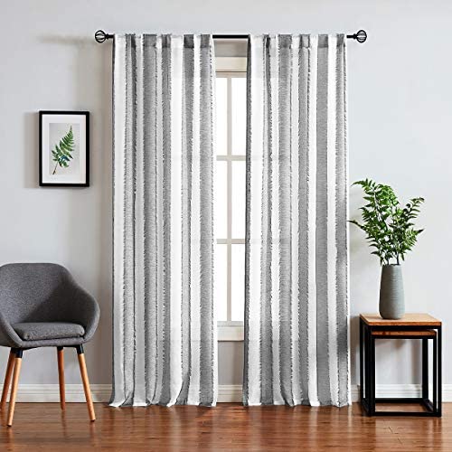 Window Ds And Curtains Rod Pocket, Black And White Striped Curtains