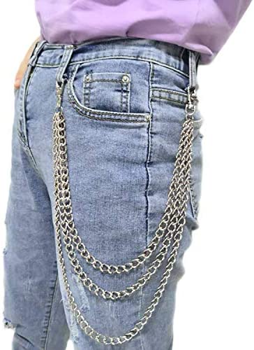 Zehope Layered Pant Chains Goth Chains Trousers Wallet Chain Jewelry for  Men and Women