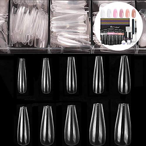 Wholesale Coffin Nails Long Fake Nails - Clear Acrylic Nails Coffin Shaped Ballerina Nails Tips BTArtbox 500pcs Full Cover False Nail Artificial Nails with All-in-one Poly Nail Gel Kit: Beauty | Supply Wholesale Coffin Nails Long Fake Nails - Clear Acrylic Nails Coffin Shaped Ballerina Nails Tips BTArtbox 500pcs Full Cover False Nail Artificial Nails with All-in-one Poly Nail Gel Kit: Beauty | Supply