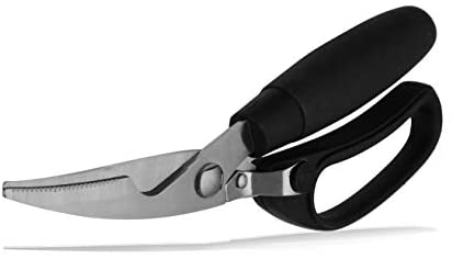 ODMILY Left Handed Kitchen Scissors For General Use Woman Kitchen  Accessories Shears Heavy Duty Cooking Shears Left Handed Black Scissors  Adults Sharp