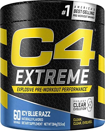 Wholesale Cellucor C4 Extreme Pre Workout Powder Icy Blue Razz Sugar Free Preworkout Energy Supplement For Men Women 200mg Caffeine Beta Alanine Creatine 60 Servings Health