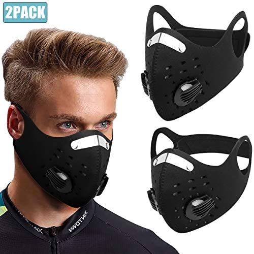 Outdoor Face Dust Cover With Filter Face Mask Replaceable Washable Anti-Adjustable