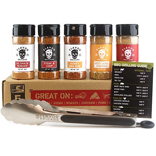 Kona Grilling Spices Gift Set For Men - Beer Flavored Herb, Spice and