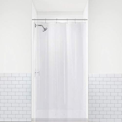 LiBa PEVA 8G Bathroom Shower Curtain Liner, 72 W x 84 H Clear 8G Heavy  Duty Waterproof Shower Curtain Liner : : Home & Kitchen