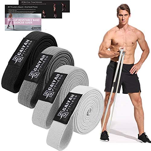 Details about   Resistance Bands Pull Up Assistance Yoga CrossFit Workout Set of 4 