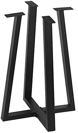2Pcs 16'' 28" DIY Black Industry Metal Steel Coffee Table Legs Chair Bench Legs 