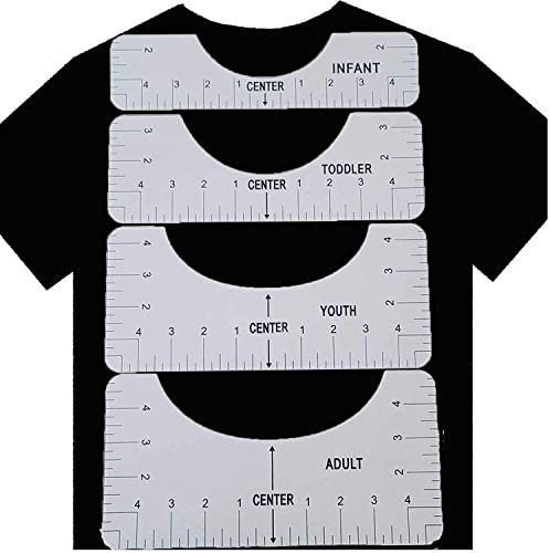 Tshirt Ruler Guide for Alignment, T Shirt Rulers to Center Designs