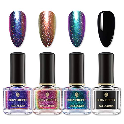 Wholesale BORN PRETTY Nail Polish Set Holographic Chameleon Sequins Black  Dark Orchid Series Multicolored Nail Art Varnish 4 Bottles 6ml: Beauty |  Supply Leader — Wholesale Supply