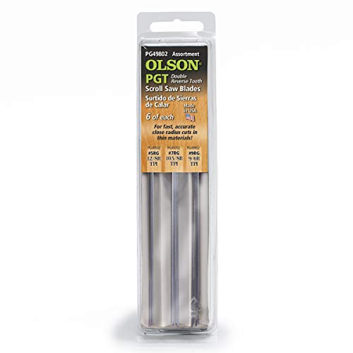 Wholesale OLSON SAW PG49802 Precision Ground Scroll Saw Blade Plain