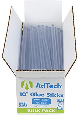 Gorilla Hot Glue Sticks, Full Size, 4 Long x .43 Diameter, 30  Count, Clear, (Pack of 1) : Arts, Crafts & Sewing