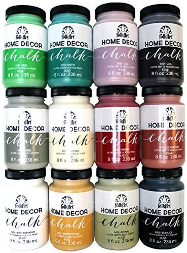 Wholesale FolkArt Home Decor Chalk Finish Paint Set (8 Ounce), (12 