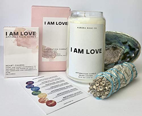 Meditation Candle,Scented Candle Manifestation Candl I am Affirmation Aromatherapy Candle Fill-in the Blank Positive Affirmations Candle