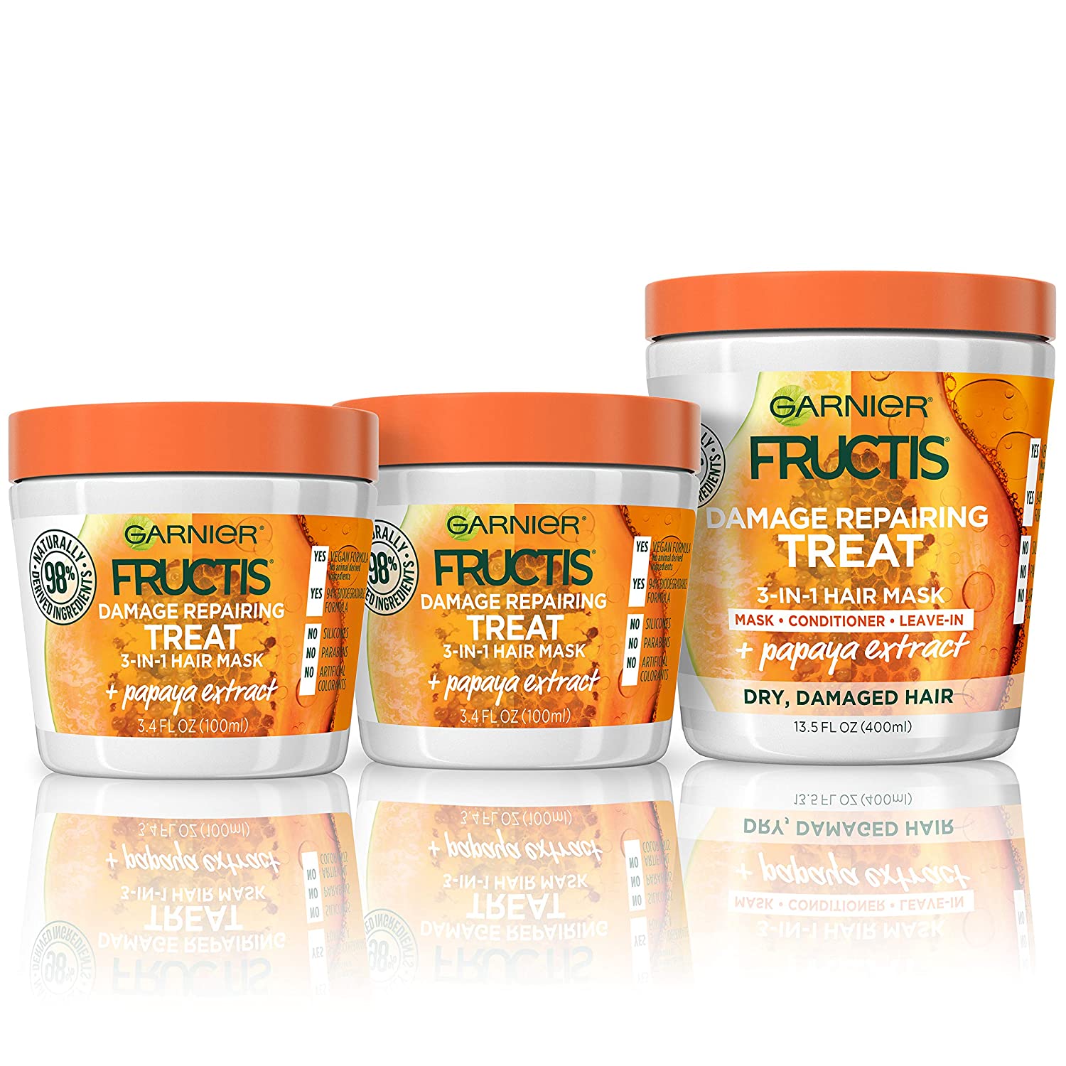 Wholesale Garnier Hair Care Fructis Papaya Hair Treat Mask - 1 400mL + 2 100mL Kit Papaya Hair Mask | Supply Leader — Wholesale Supply Wholesale Garnier Hair Care Fructis Papaya Hair Treat Mask - 1 400mL + 2 100mL Kit Papaya Hair Mask | Supply Leader — Wholesale Supply