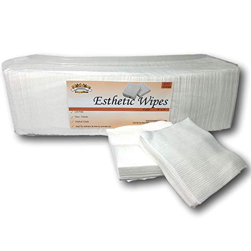 Wholesale Gold Cosmetics & Supplies Disposable Esthetic Wipes 4x4 Non