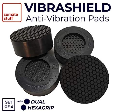 4 Pack of Anti Vibration Pads 4 x 4 x 7/8 Rubber/Cork Vibration