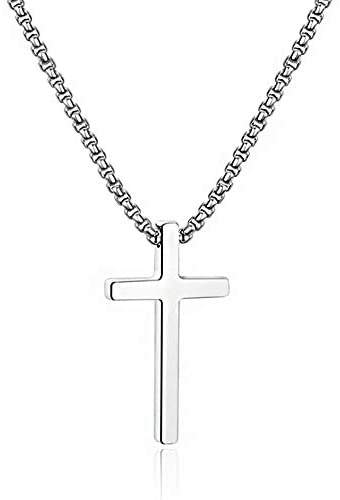 Wholesale M MOOHAM Stainless Steel Cross Pendant Necklaces for Men 