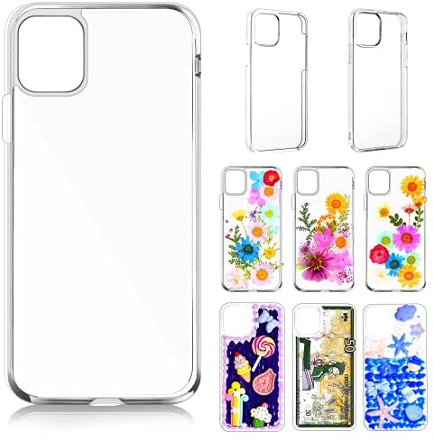 Wholesale 6 Pieces Epoxy Resin DIY Mobile Phone Cases Sublimation