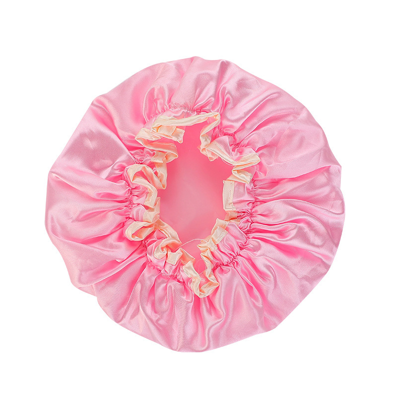 Wholesale Double-layer Thick Waterproof Shower Cap