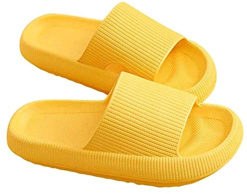 Slippers Slides for Women Men Massage Bathroom Shower Shoes Non-Slip Quick Drying Thick Sole Super Soft Home Open Toe Slippers Beach Pool Gym Spa Slipper
