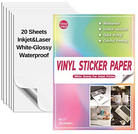 Premium Printable Vinyl Sticker Paper for Your Inkjet Or Laser