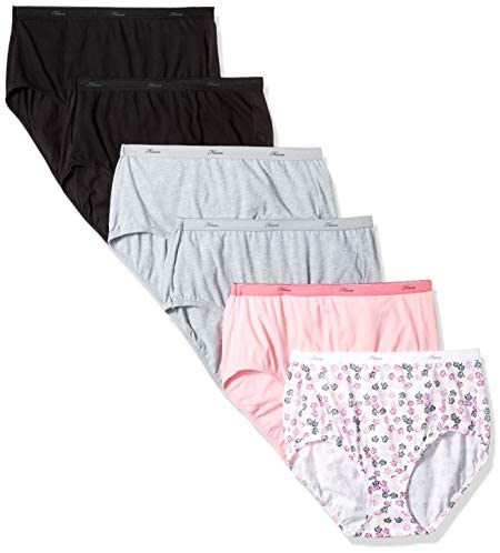 Hanes Girls' No Ride Up Cotton Low Rise Briefs, India