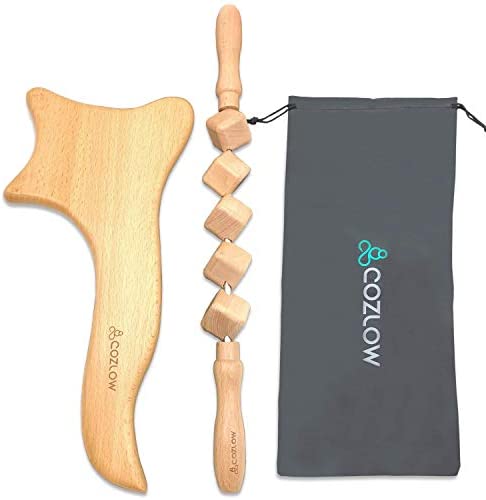 Wholesale Cozlow 2 In 1 Maderoterapia Kit Professional Wood Therapy Massage Tools Health 6971