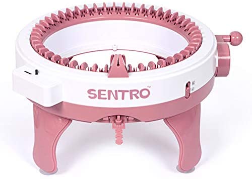 SENTRO/SANTRO 48 Needles Knitting Machine with Row Counter and Plain/Tube  Weave Conversion Key, Efficiently