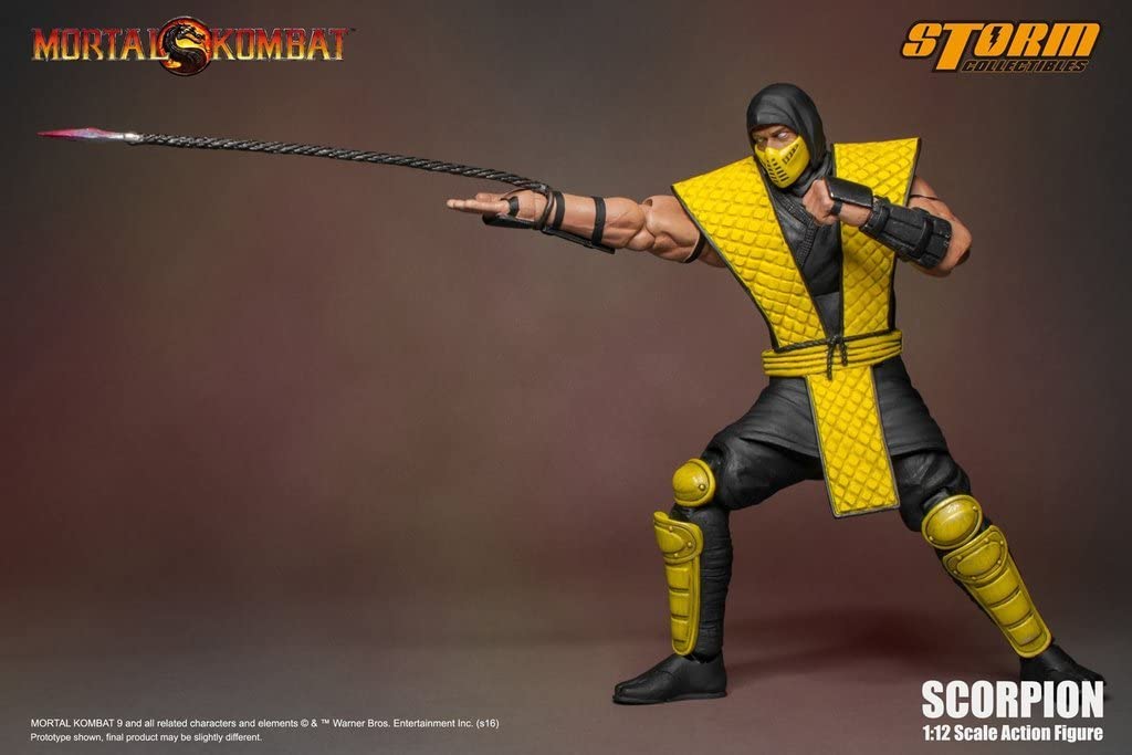 Mortal Kombat VS Series 1/12 Scale Scorpion (Fatality/Bloody Edition) Tease  From Storm Collectibles