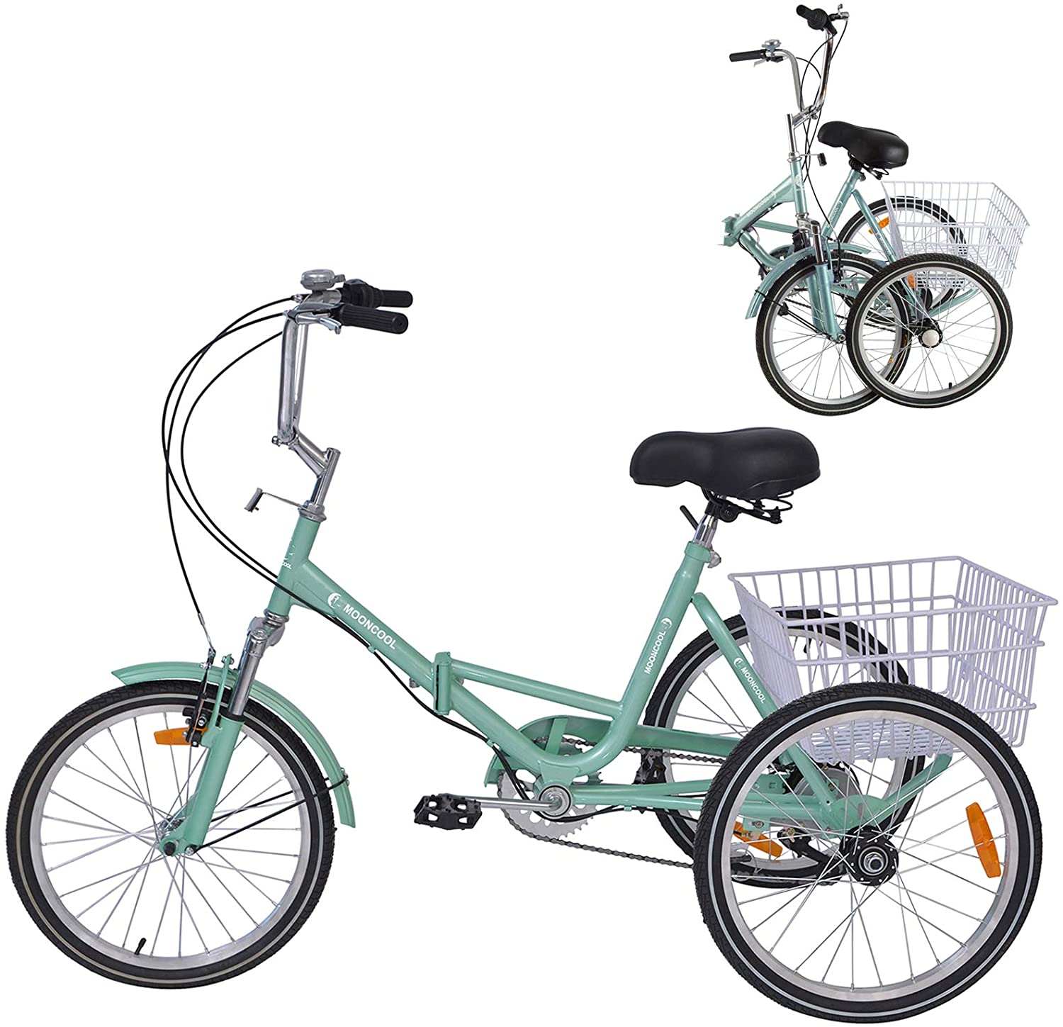 Wholesale Barbella Adult Folding Tricycles, 7 Speed 20 Inch 3 Wheel ...