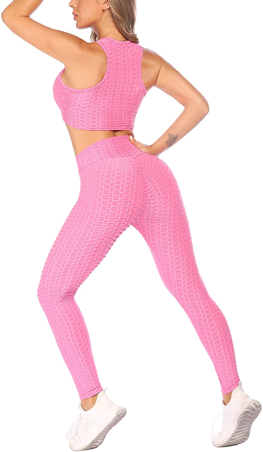 COOrun Workout Sets for Women 2 Piece Yoga Outfit Athletic Set Gym Clothes