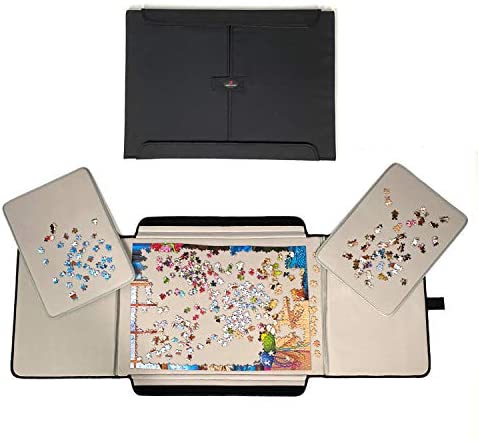 Bits and Pieces - 1500 Piece Puzzle Caddy-Porta-Puzzle Jigsaw Caddy - Puzzle Accessory Puzzle Table