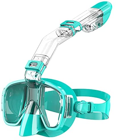 Adult Kids 180° Full Face Diving Mask Anti-Fog Swimming Scuba Breath Snorkel Set 