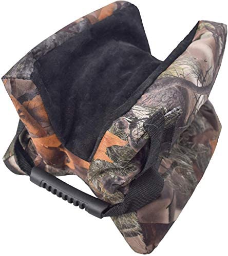 Outdoor Hunting Shooting Rest Bag Set Tactical Front and Rear Bag Leaf Camo 