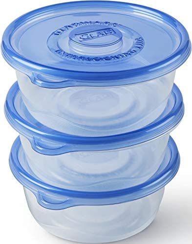 Whole Glad Large Round Bowl Food, Ziploc Large Round Containers