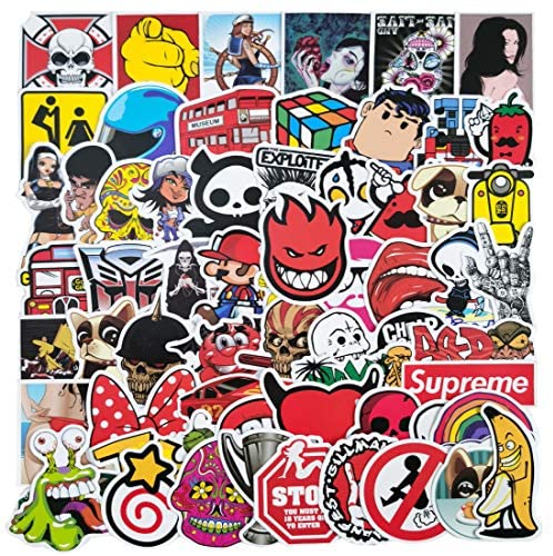 Sticker bombing Aufkleber bunt Marken Skate Logo Supreme Laptop Decal Vinyl 3 