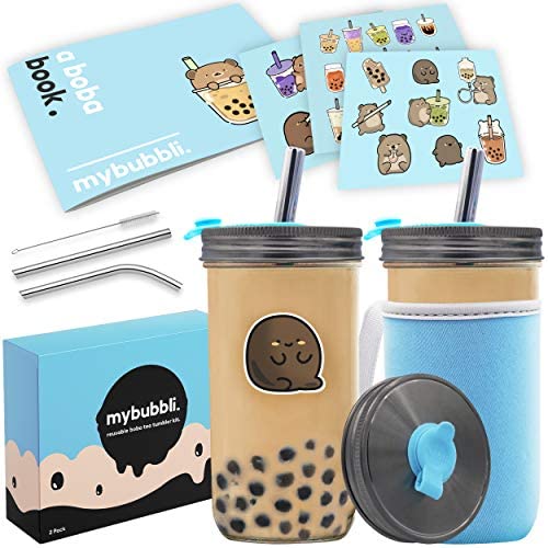 YUMBUCHA Reusable Boba Cup and Straw (24oz)